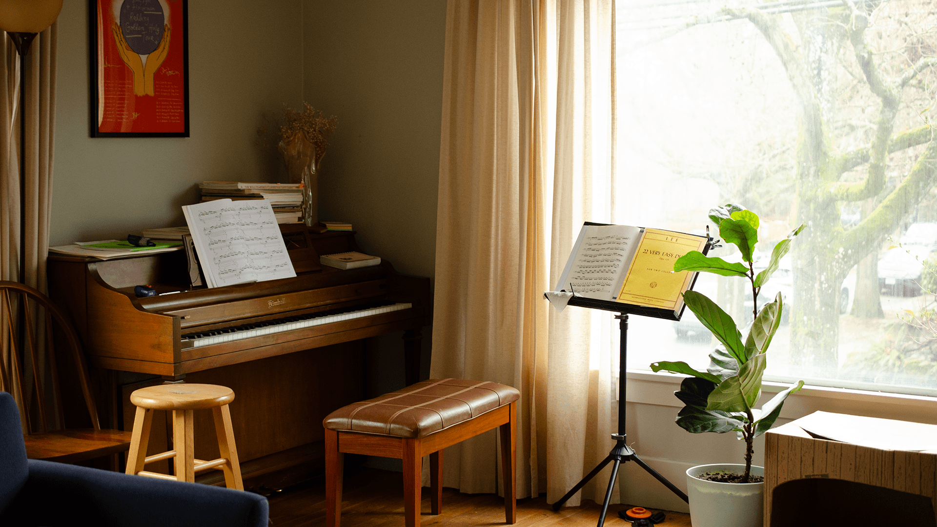 A picture of my teaching studio
