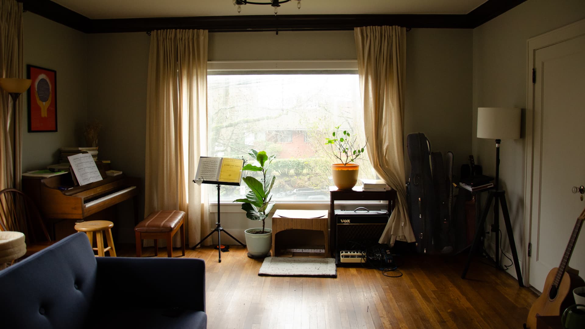 A picture of my teaching studio
